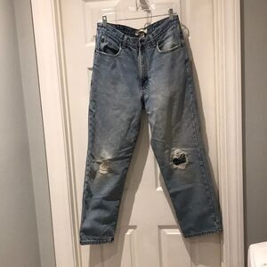 L.L.Bean vintage double L fleece lined jeans SZ 34